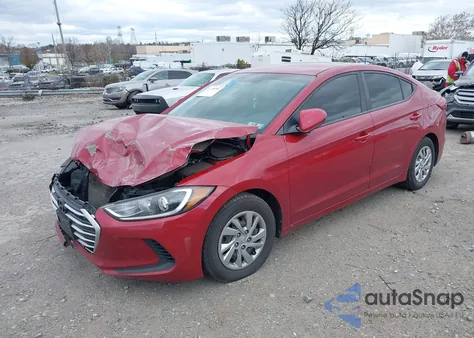2017 Hyundai Elantra Se from USA, damaged, VIN KMHD74LF3HU422364